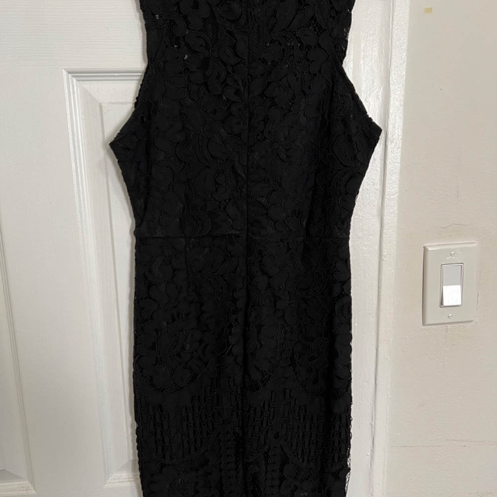 FASHION NOVA ROSALEEN MINI DRESS, BLK, S - Picture 6 of 7